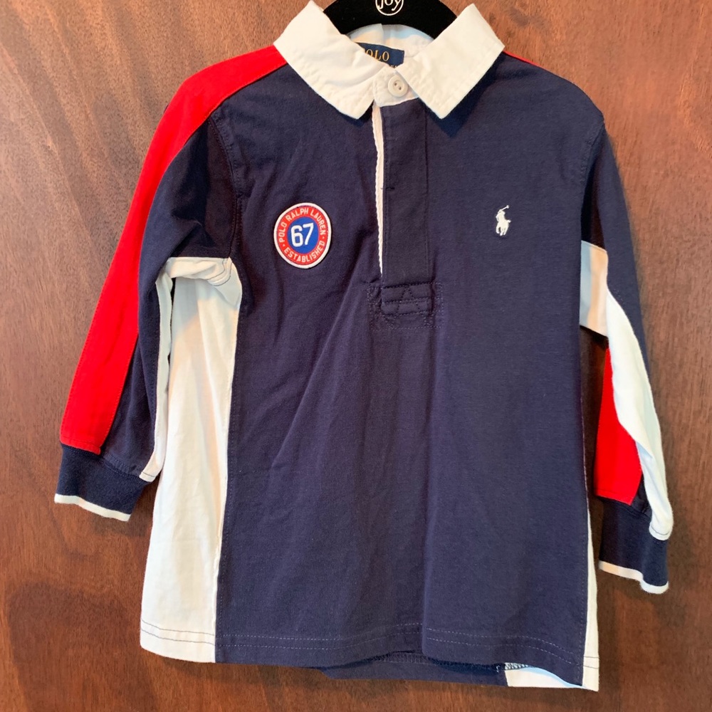 Ralph Lauren Cotton Mesh Polo 4T
